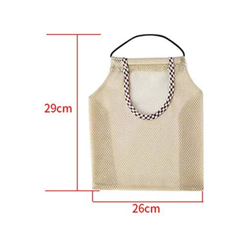 2pcs Hanging Mesh Space Saver Bags Organizer Fruit Storage for Kitchen Bathroom Mesh Hanging Bag