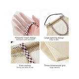 2pcs Hanging Mesh Space Saver Bags Organizer Fruit Storage for Kitchen Bathroom Mesh Hanging Bag