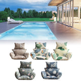 Hanging Chair Cushion for Egg Chair Rattan Hanging Swing Washable Nonslip Soft Swing Chair Cushion for Indoor Garden Decoration