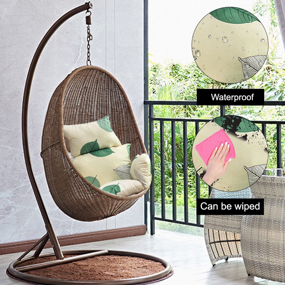 Hanging Chair Cushion for Egg Chair Rattan Hanging Swing Washable Nonslip Soft Swing Chair Cushion for Indoor Garden Decoration