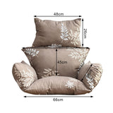 Hanging Chair Cushion for Egg Chair Rattan Hanging Swing Washable Nonslip Soft Swing Chair Cushion for Indoor Garden Decoration