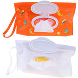 2Pcs Portable Wet Wipes Dispenser Holder Wipes Bags Case Pouch Reusable Refillable Travel Wipes Pouches Storage Container Bag