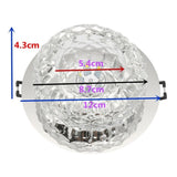 Modern LED Crystal Ceiling Light 5W LED Ceiling Fixtures Foyer Corridor Lamp Entrance Hall Lamp Living Room Lamp - Top-Down View