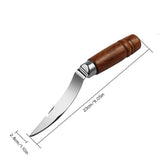 Stainless Steel Coconut Opener Knife Shell Opener Fruit Vegetable Meat Extractor Kitchen Tools
