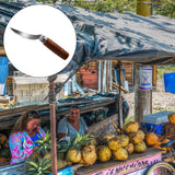 Stainless Steel Coconut Opener Knife Shell Opener Fruit Vegetable Meat Extractor Kitchen Tools