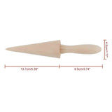Wood Cone Roller Pastry Ice Cream Cone Mold Baking Tools for Home Dessert Shop