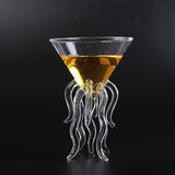 Octopus Cocktail Glass Transparent Octopus Shaped Glass Cup Jellyfish Cup