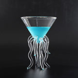 Octopus Cocktail Glass Transparent Octopus Shaped Glass Cup Jellyfish Cup
