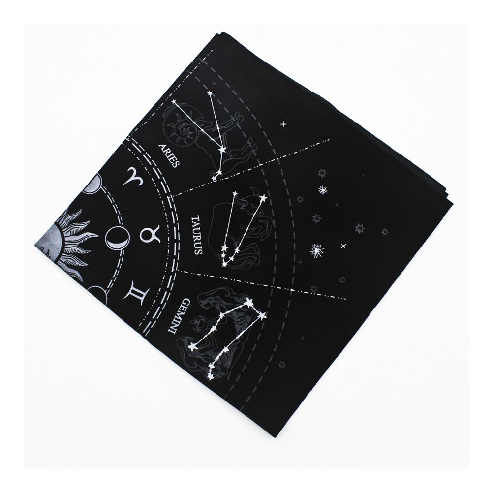Tarot Special Tablecloth Soft Flocking Tablecloth Divination Card Tablecloth