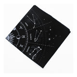 Tarot Special Tablecloth Soft Flocking Tablecloth Divination Card Tablecloth