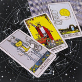Tarot Special Tablecloth Soft Flocking Tablecloth Divination Card Tablecloth - Rear View