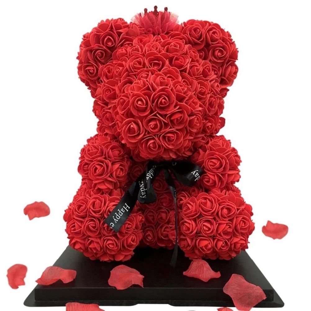 100PCS Artificial Rose Flowers Red Foam Roses Fake Roses DIY Decoration for Wedding Party Decoration Crafts