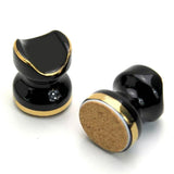 Ceramic Cigar Holder Portable Cigar Stand Display Holder Smoking Accessories for Living Room Bedroom Office Black - Front View