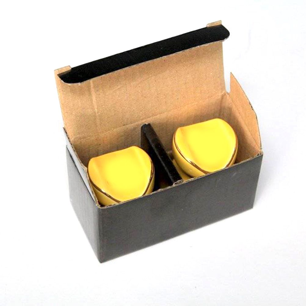 Ceramic Cigar Holder Portable Cigar Stand Display Holder Smoking Accessories for Living Room Bedroom Office Yellow