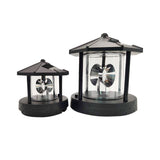 Led Rotating Lighthouse Beacon Lamp Rotating Outdoor Decorative Lamp Energy Saving Solar Landscape Light
