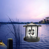 Led Rotating Lighthouse Beacon Lamp Rotating Outdoor Decorative Lamp Energy Saving Solar Landscape Light - Close-Up Angle