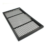 Folding Campfire Grill Heavy Duty Steel Grate Portable Over Fire Camping Grill for Outdoor Open Flame Cooking