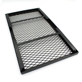 Folding Campfire Grill Heavy Duty Steel Grate Portable Over Fire Camping Grill for Outdoor Open Flame Cooking - Rear View