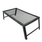 Folding Campfire Grill Heavy Duty Steel Grate Portable Over Fire Camping Grill for Outdoor Open Flame Cooking - Extra Image
