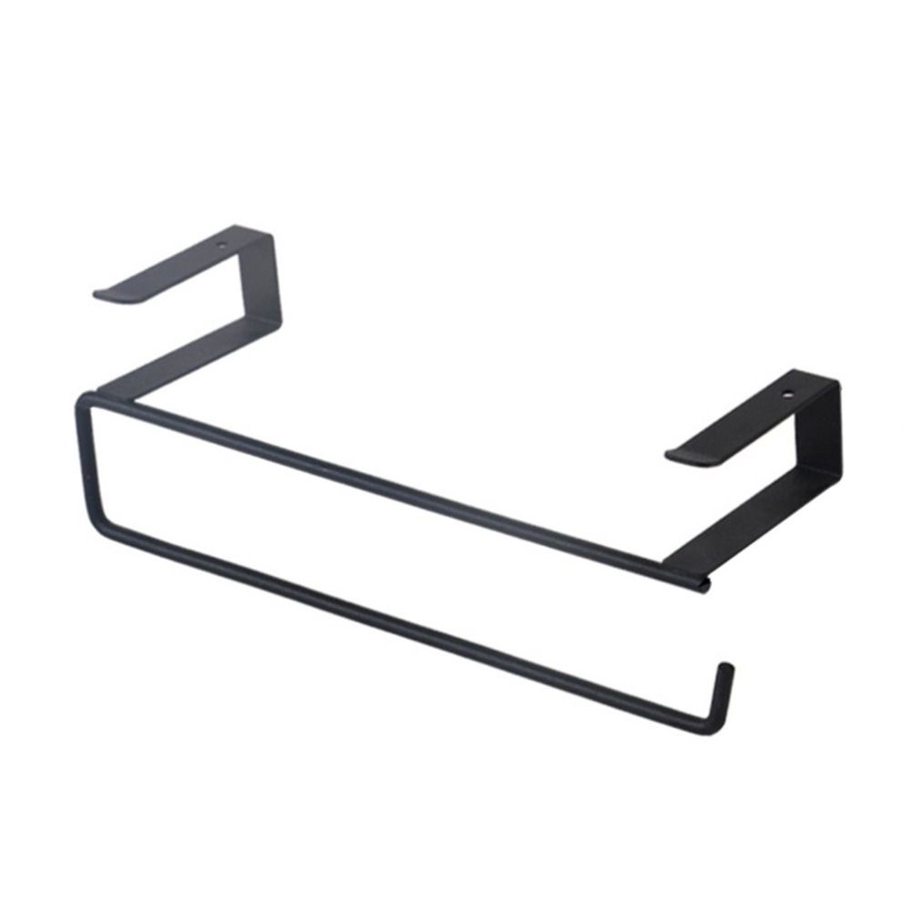 Cabinet Roll Paper Holder Paper Towel Hanger Iron Cabinet Hanging Rack