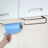 Cabinet Roll Paper Holder Paper Towel Hanger Iron Cabinet Hanging Rack