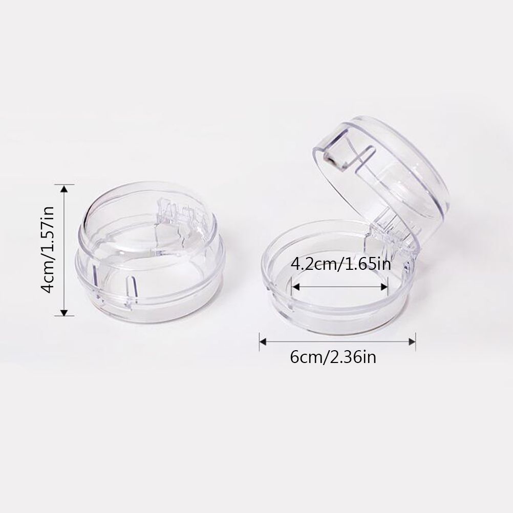 6Pcs Clear Stove Knob Safety Covers Child Safety Guards Heat Resistant Child Proof Lock for Oven Stove Top Gas Range
