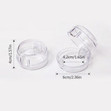 6Pcs Clear Stove Knob Safety Covers Child Safety Guards Heat Resistant Child Proof Lock for Oven Stove Top Gas Range