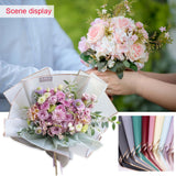 20 Sheets Waterproof Floral Wrapping Paper Sheets Fresh Flowers Bouquet Gift Packaging Wrapping Paper Sheets - Extra Image