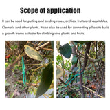 100PCS Tree Ties Adjustable Plant Ties Garden Ties Flexible Plant Cable Ties for Supporting Rose Shrub Plants