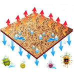 Reptile Mat Coconut Fiber Turtles Pet Mat Habitat Carpet Mat Substrate for Lizards Turtles Snakes Iguana