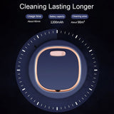 3 In 1 Intelligent Robot Vacuum Cleaner 1200 mAh Battery Suction Vacuum Cleaner Robot for Floors Pet Hair Dust