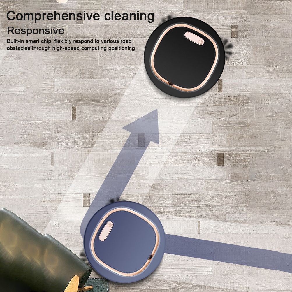 3 In 1 Intelligent Robot Vacuum Cleaner 1200 mAh Battery Suction Vacuum Cleaner Robot for Floors Pet Hair Dust