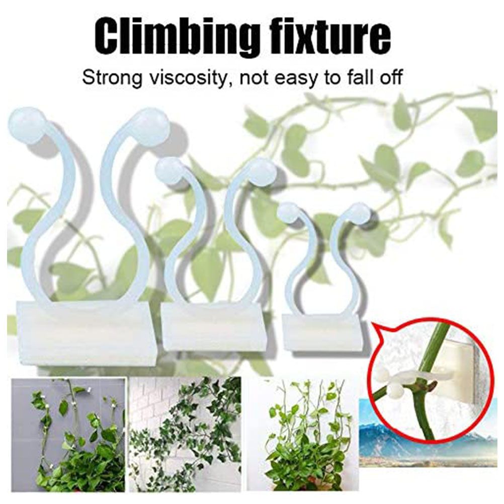 50Pcs Climbing Plant Fixture Clips Garden Vines Sticky Clips Wall Vines Fixed Holder