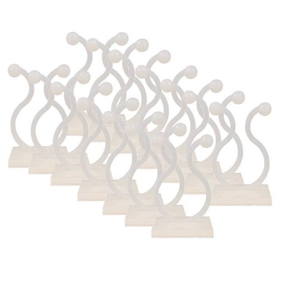 50Pcs Climbing Plant Fixture Clips Garden Vines Sticky Clips Wall Vines Fixed Holder
