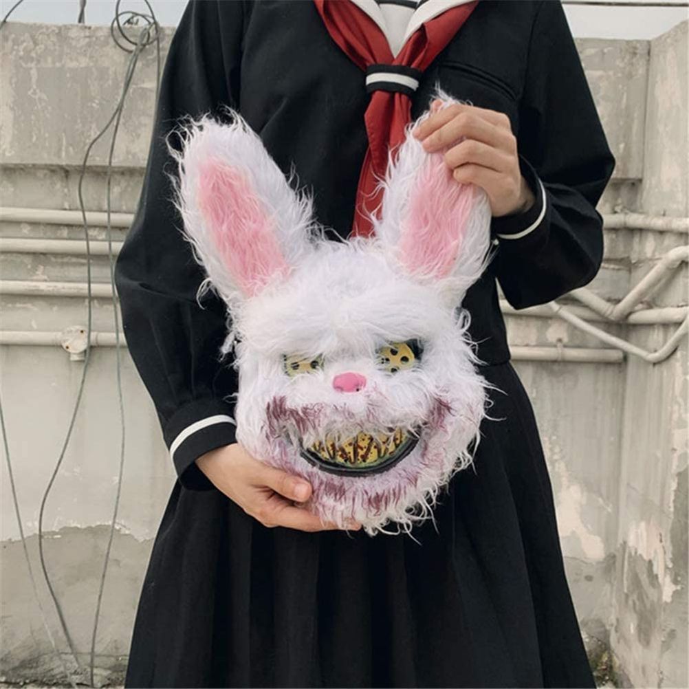 Halloween Horror Mask Rabbit Bear Cosplay Carnival Party Costume Christmas Halloween Face Mask Costume