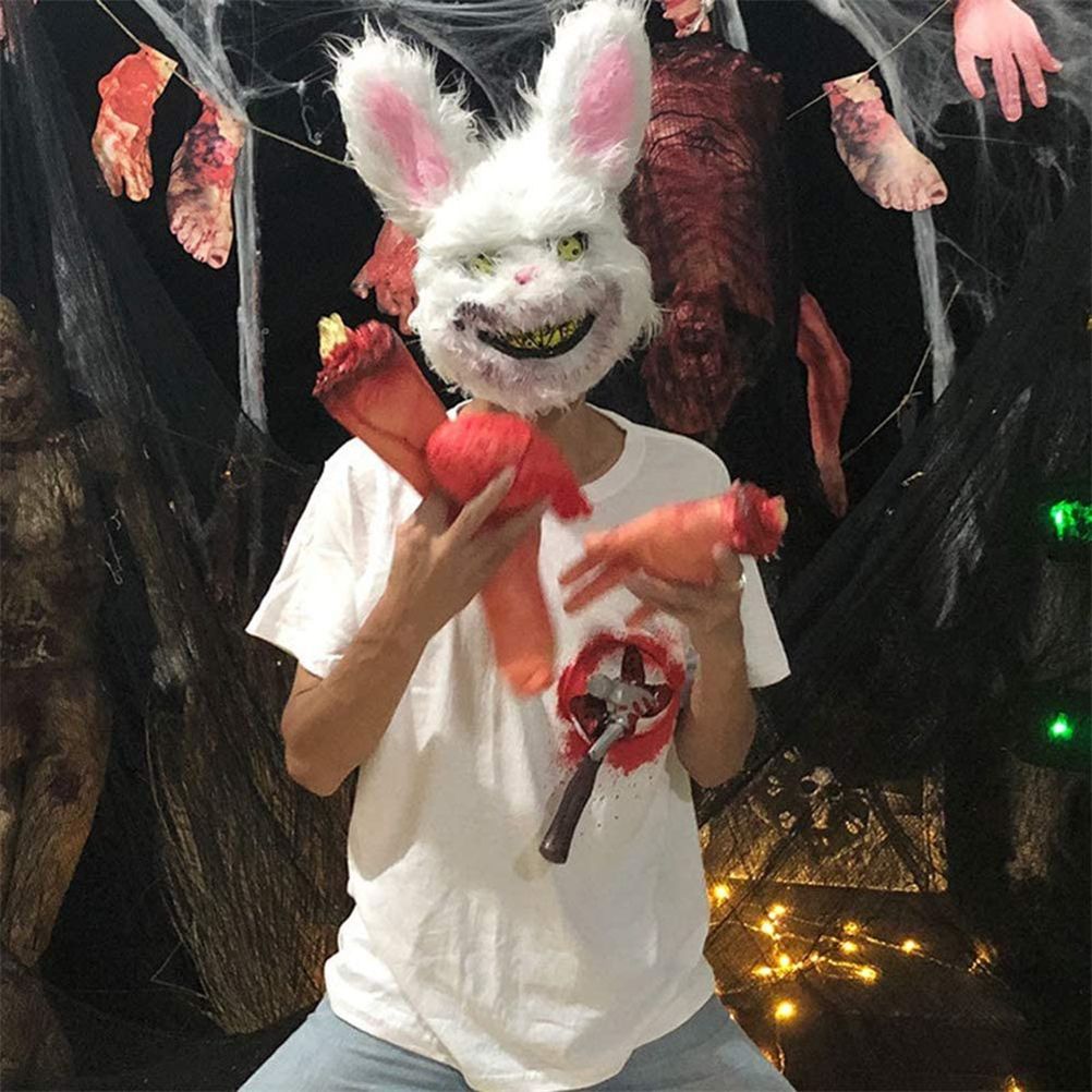 Halloween Horror Mask Rabbit Bear Cosplay Carnival Party Costume Christmas Halloween Face Mask Costume