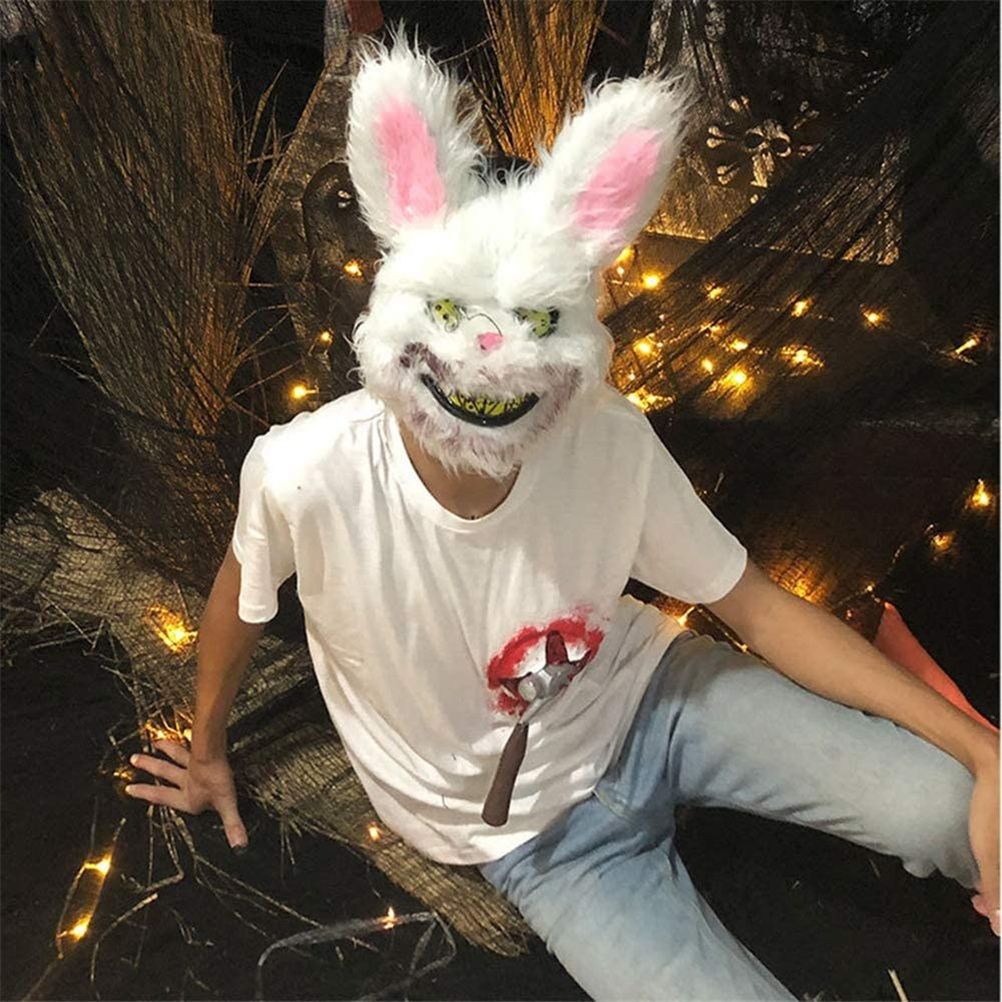 Halloween Horror Mask Rabbit Bear Cosplay Carnival Party Costume Christmas Halloween Face Mask Costume