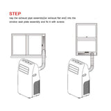 Universal Mobile Air Conditioner Adjustable Window Sealing Plate Splint Baffle
