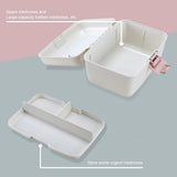 First Aid Kit 2 Layer Medicine Box Portable Emergency Medicine Box for Home Office