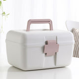 First Aid Kit 2 Layer Medicine Box Portable Emergency Medicine Box for Home Office - Close-Up Angle