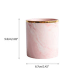 Nordic Desktop Marble Storage Tank Ceramic Cosmetic Brush Pen Holder Tableware Storage Holder Home Office Kitchen