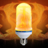 LED E27 360° Flame Flickering Effect Light Bulb Decorative Holiday Lamp