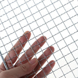 2Pcs Grill Mesh Mats Stainless Steel Non Stick Mesh Grill Mats Back Grids for Grilling Meat Vegetable Seafood