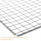 2Pcs Grill Mesh Mats Stainless Steel Non Stick Mesh Grill Mats Back Grids for Grilling Meat Vegetable Seafood - Extra Image
