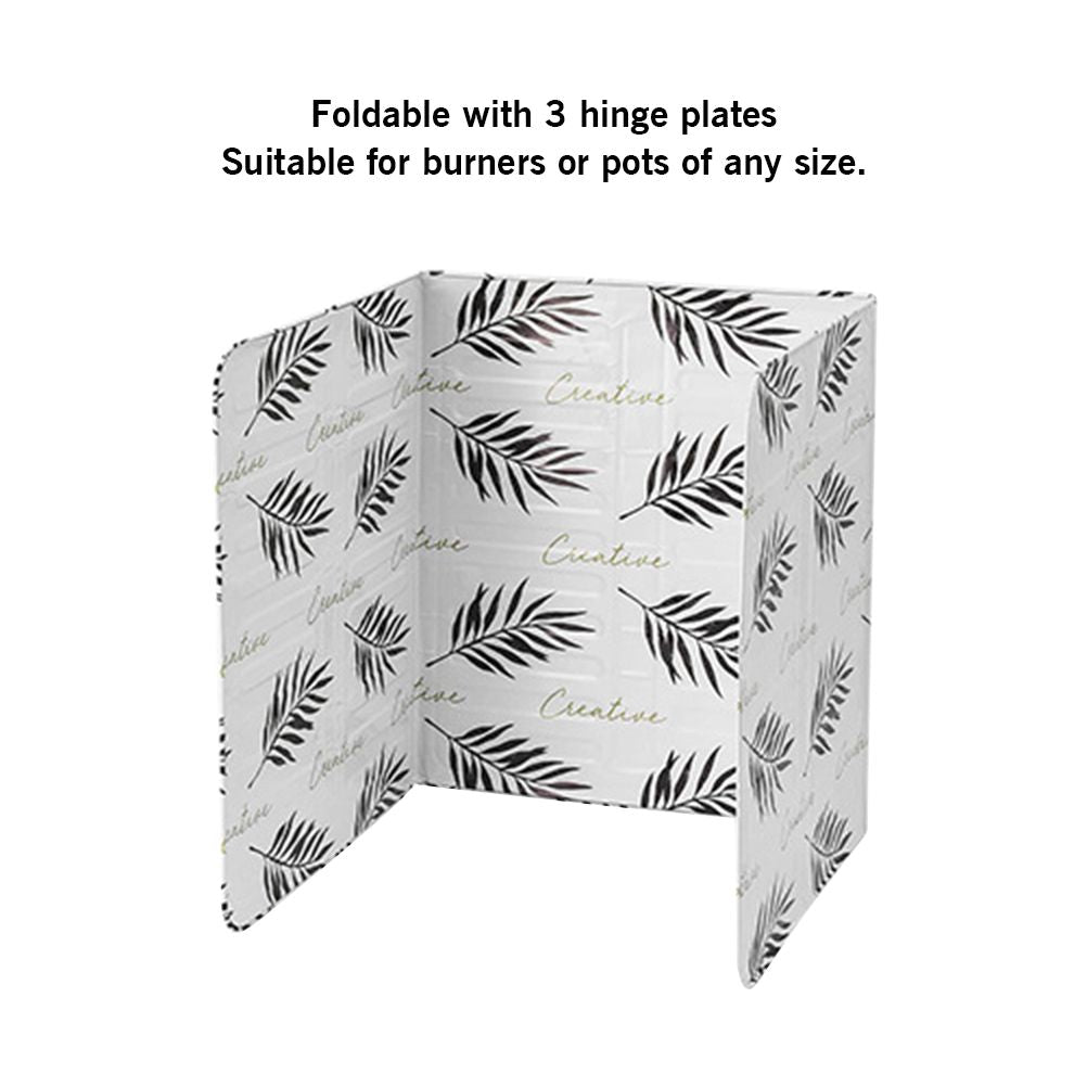 Folding Oil Splatter Shield Splash Proof Panels Gas Stove Shield for Kitchen