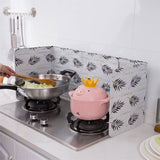 Folding Oil Splatter Shield Splash Proof Panels Gas Stove Shield for Kitchen