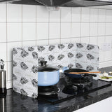 Folding Oil Splatter Shield Splash Proof Panels Gas Stove Shield for Kitchen