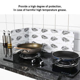 Folding Oil Splatter Shield Splash Proof Panels Gas Stove Shield for Kitchen - Close-Up Angle