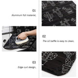 Folding Oil Splatter Shield Splash Proof Panels Gas Stove Shield for Kitchen - Low Angle