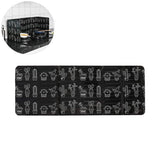 Folding Oil Splatter Shield Splash Proof Panels Gas Stove Shield for Kitchen - Front View